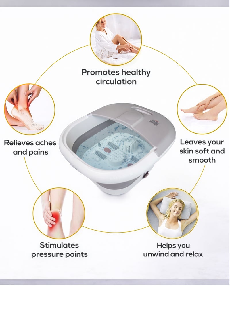 آلة تدليك القدمين الكهربائية دلو قابل للطي لحمام القدم - Image 4